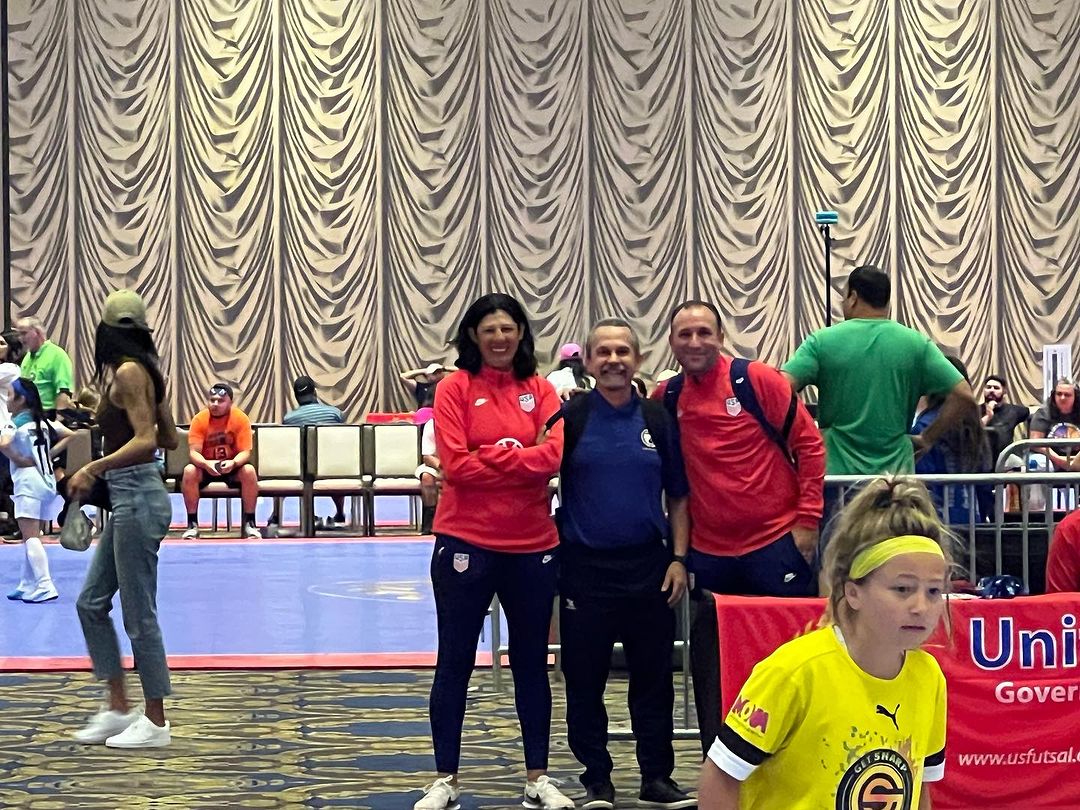 coach Ricardo as Director of Coaches for US Futsal with US National coaches - National 2023